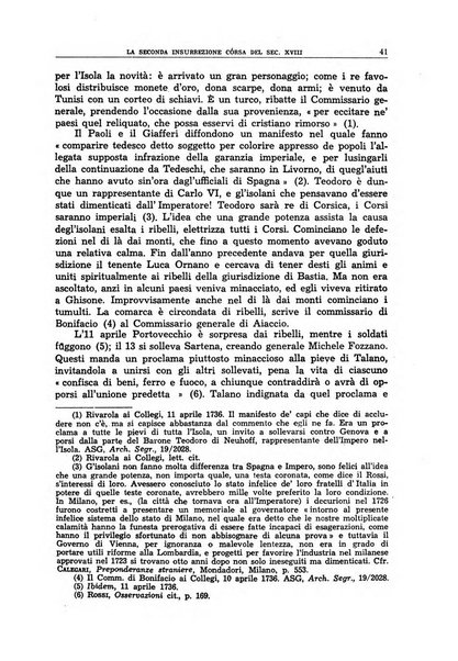 Archivio storico di Corsica pubblicazione trimestrale