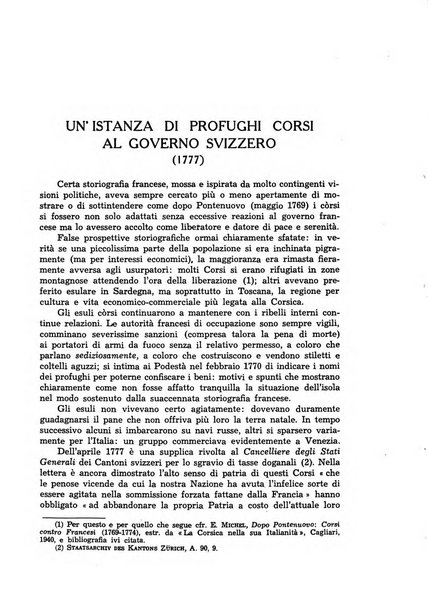 Archivio storico di Corsica pubblicazione trimestrale