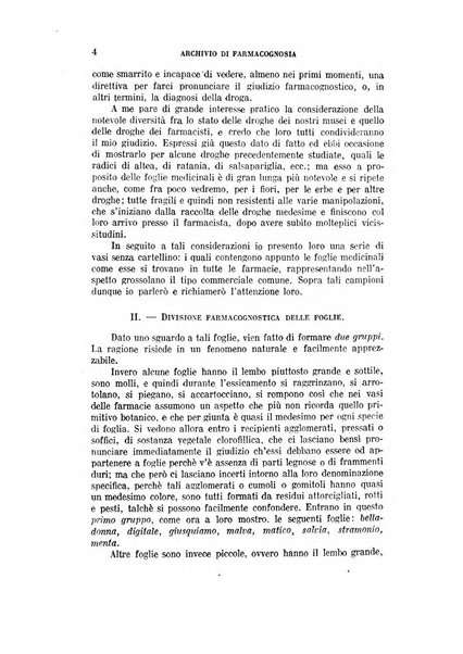 Archivio di farmacognosia e scienze affini