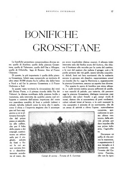 Bonifica integrale rivista mensile illustrata