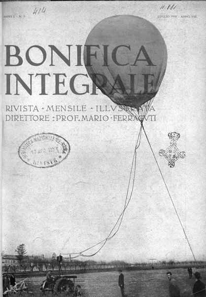 Bonifica integrale rivista mensile illustrata