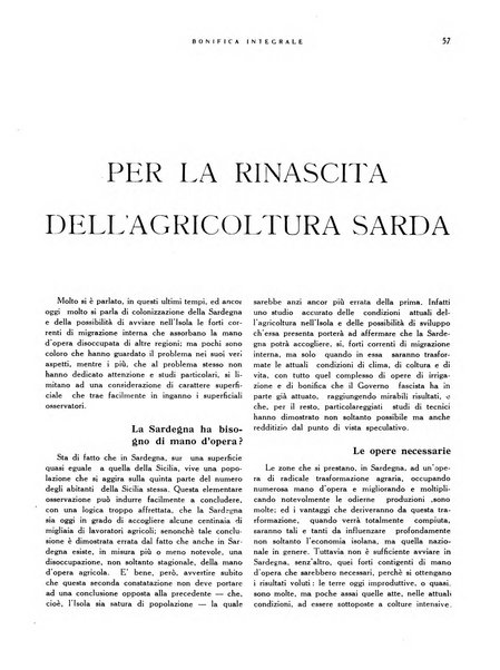 Bonifica integrale rivista mensile illustrata