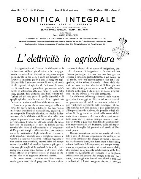 Bonifica integrale rivista mensile illustrata