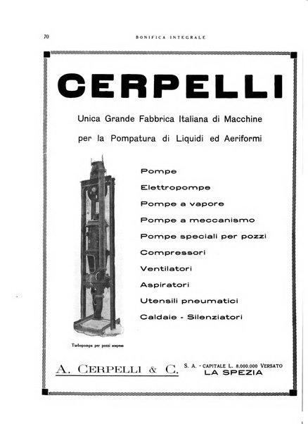 Bonifica integrale rivista mensile illustrata