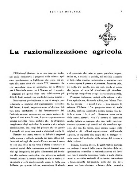 Bonifica integrale rivista mensile illustrata