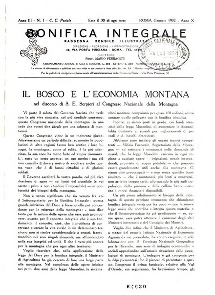 Bonifica integrale rivista mensile illustrata