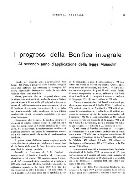 Bonifica integrale rivista mensile illustrata