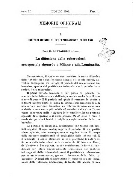 Tubercolosi giornale di studi e di lotta antitubercolare