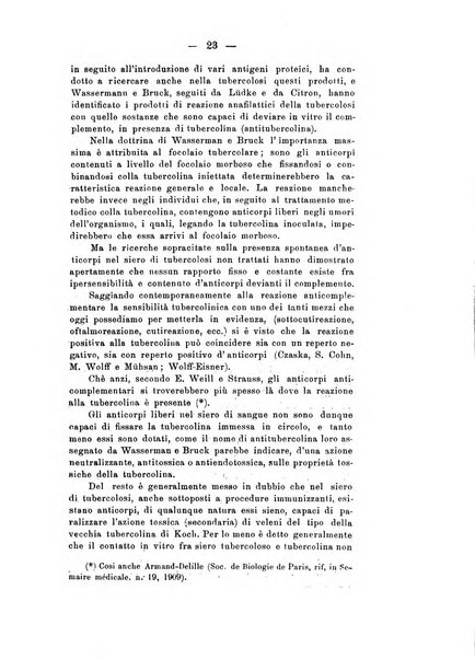 Tubercolosi giornale di studi e di lotta antitubercolare