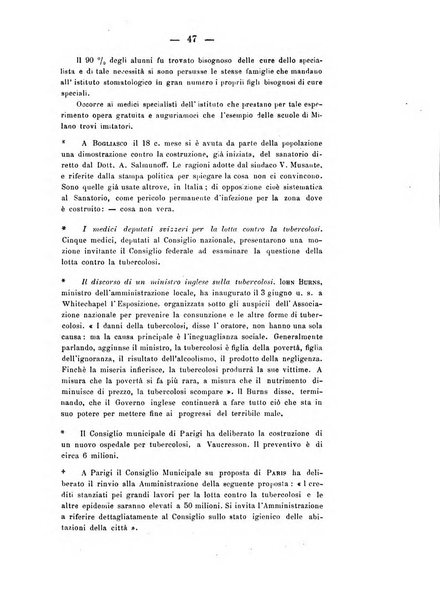 Tubercolosi giornale di studi e di lotta antitubercolare