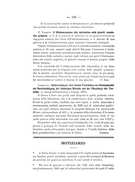 Tubercolosi giornale di studi e di lotta antitubercolare