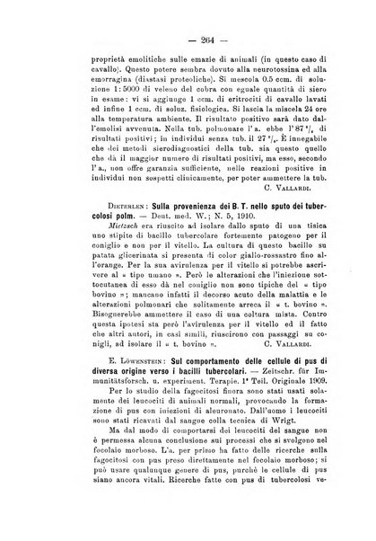 Tubercolosi giornale di studi e di lotta antitubercolare