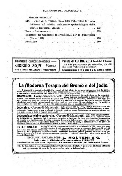 Tubercolosi giornale di studi e di lotta antitubercolare