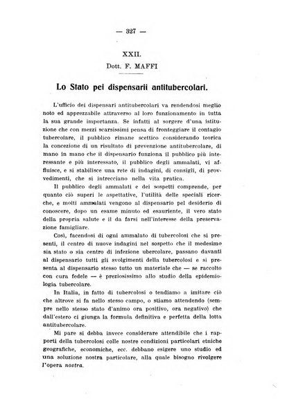 Tubercolosi giornale di studi e di lotta antitubercolare