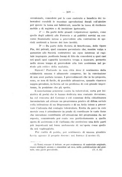 Tubercolosi giornale di studi e di lotta antitubercolare