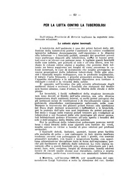 Tubercolosi giornale di studi e di lotta antitubercolare