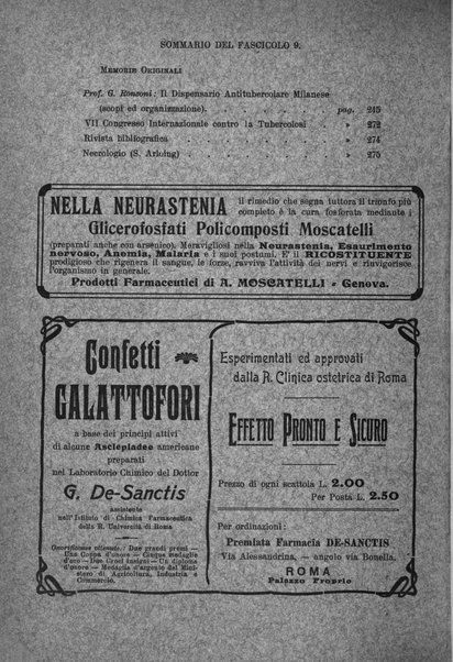 Tubercolosi giornale di studi e di lotta antitubercolare