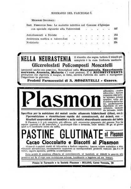 Tubercolosi giornale di studi e di lotta antitubercolare