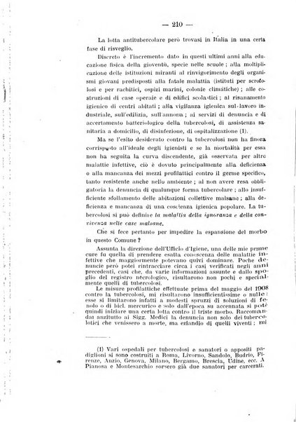 Tubercolosi giornale di studi e di lotta antitubercolare