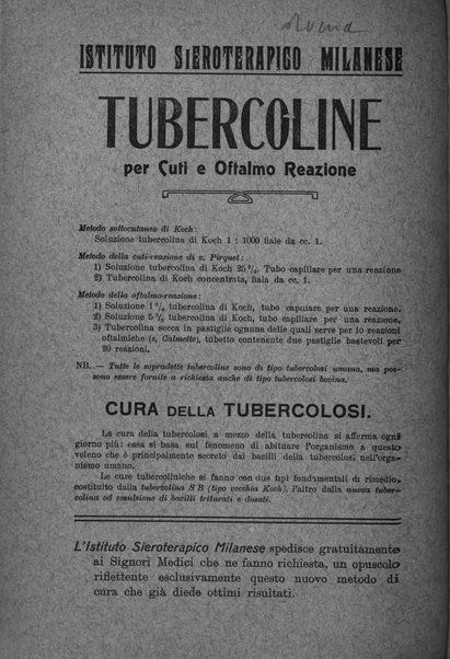 Tubercolosi giornale di studi e di lotta antitubercolare