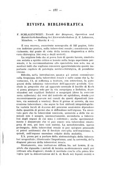 Tubercolosi giornale di studi e di lotta antitubercolare