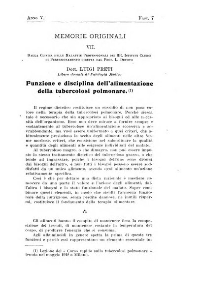 Tubercolosi giornale di studi e di lotta antitubercolare