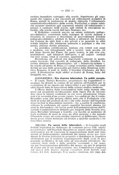 Tubercolosi giornale di studi e di lotta antitubercolare