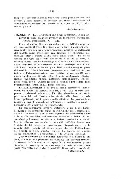 Tubercolosi giornale di studi e di lotta antitubercolare