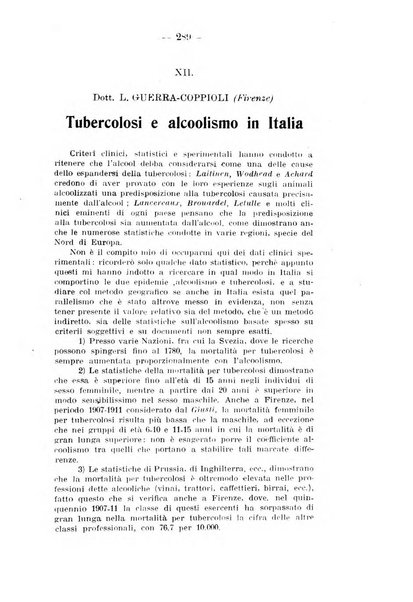 Tubercolosi giornale di studi e di lotta antitubercolare