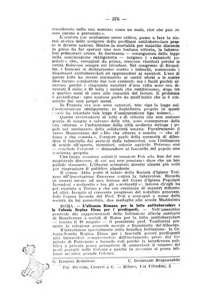 Tubercolosi giornale di studi e di lotta antitubercolare