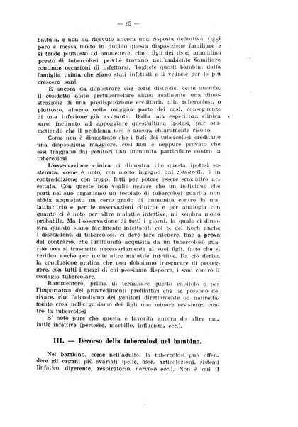 Tubercolosi giornale di studi e di lotta antitubercolare