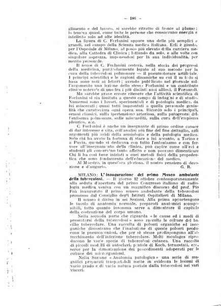 Tubercolosi giornale di studi e di lotta antitubercolare