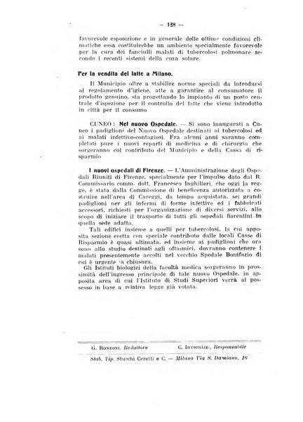 Tubercolosi giornale di studi e di lotta antitubercolare