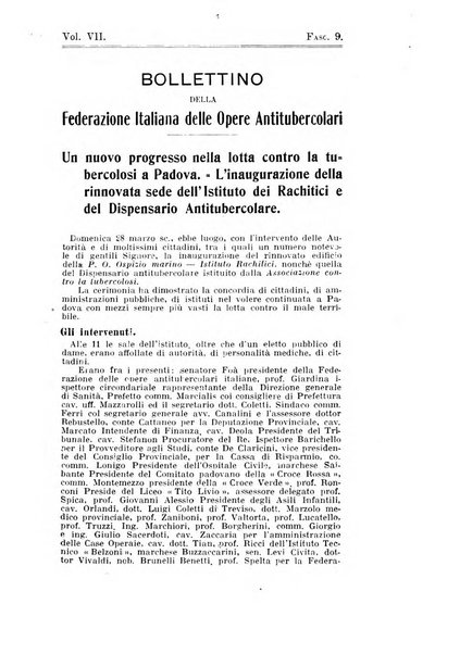 Tubercolosi giornale di studi e di lotta antitubercolare