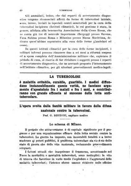 Tubercolosi giornale di studi e di lotta antitubercolare