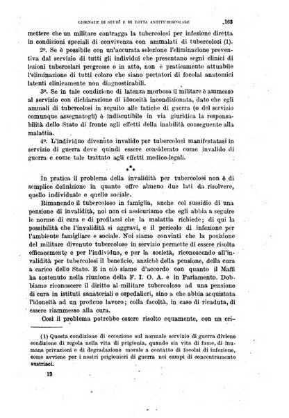 Tubercolosi giornale di studi e di lotta antitubercolare