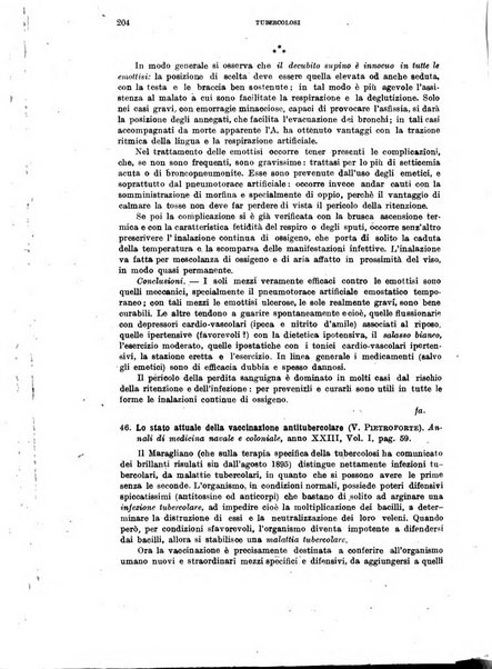 Tubercolosi giornale di studi e di lotta antitubercolare