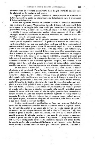 Tubercolosi giornale di studi e di lotta antitubercolare