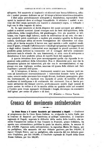 Tubercolosi giornale di studi e di lotta antitubercolare