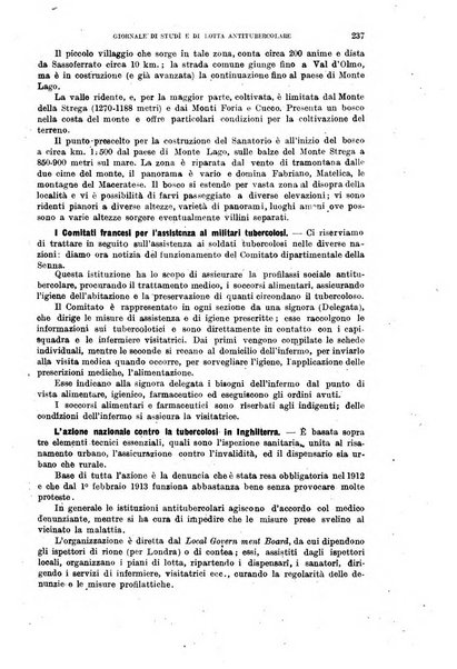 Tubercolosi giornale di studi e di lotta antitubercolare