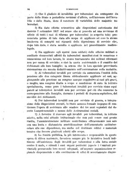 Tubercolosi giornale di studi e di lotta antitubercolare