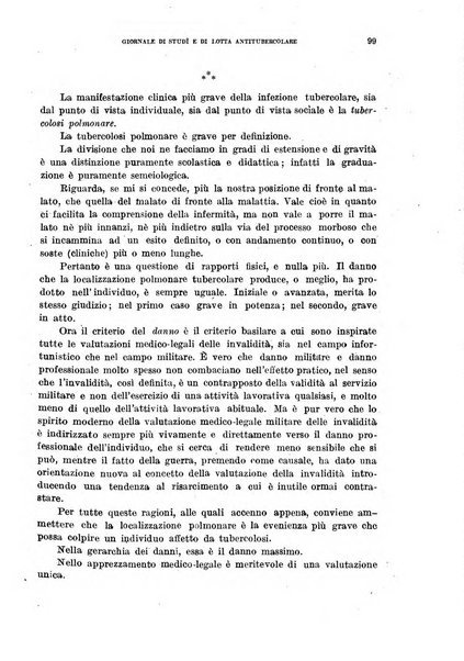 Tubercolosi giornale di studi e di lotta antitubercolare