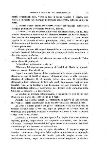 Tubercolosi giornale di studi e di lotta antitubercolare