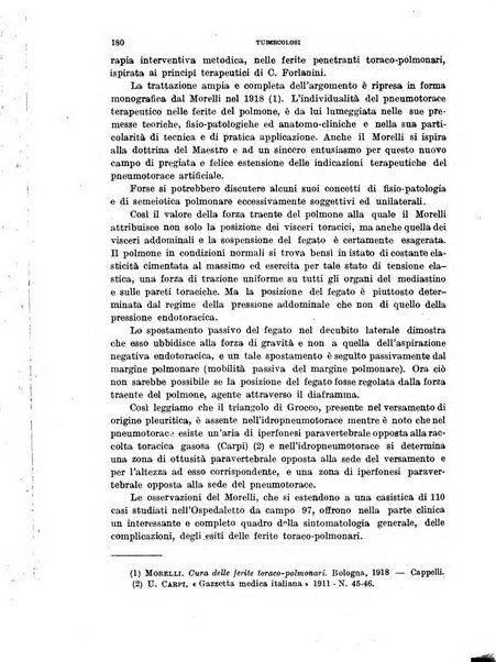 Tubercolosi giornale di studi e di lotta antitubercolare