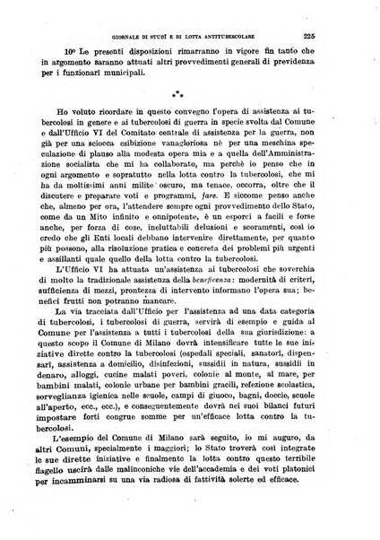 Tubercolosi giornale di studi e di lotta antitubercolare