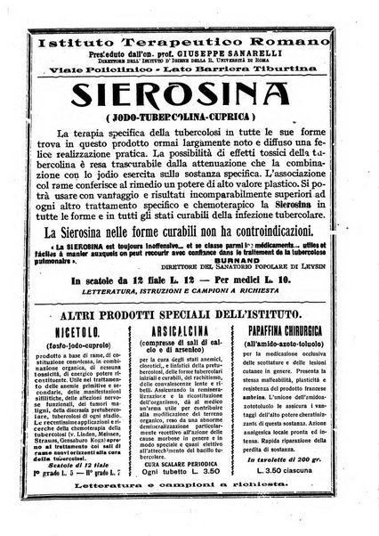 Tubercolosi giornale di studi e di lotta antitubercolare