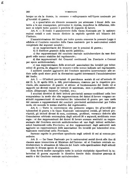 Tubercolosi giornale di studi e di lotta antitubercolare