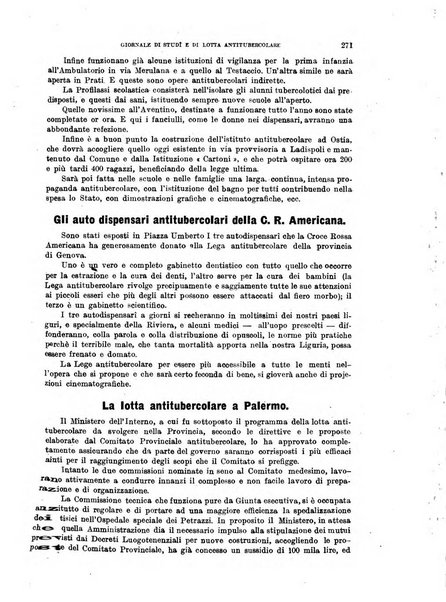 Tubercolosi giornale di studi e di lotta antitubercolare