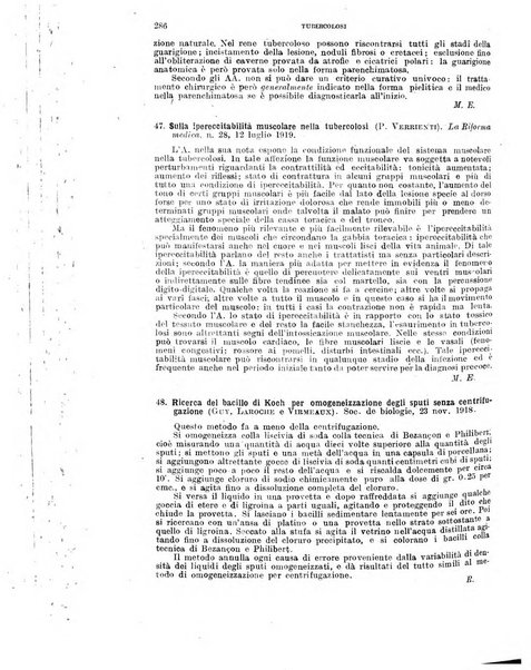 Tubercolosi giornale di studi e di lotta antitubercolare