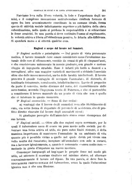 Tubercolosi giornale di studi e di lotta antitubercolare